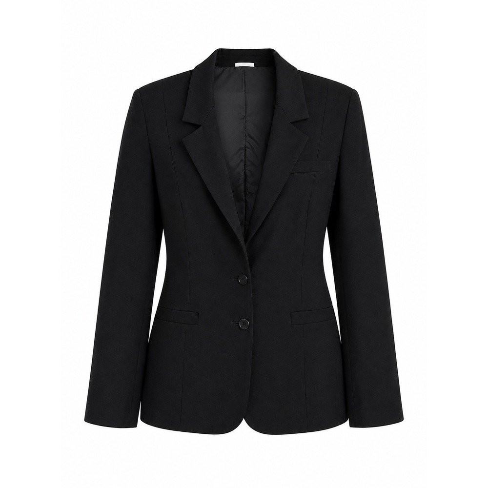 Vintage Sears Black Blazer Size 18 Oversized Power Suit Menswear Tailored Jacket